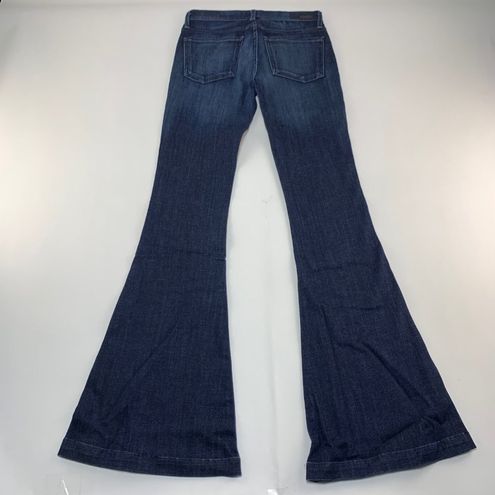 AGOLDE Dark Wash Stretch Denim Madison High Rise Flare Jeans 26