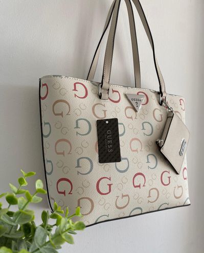 Guess NWT colorful Logo Tote Bag & Pouch Multiple - $92 (14% Off Retail)  New With Tags - From Alicia