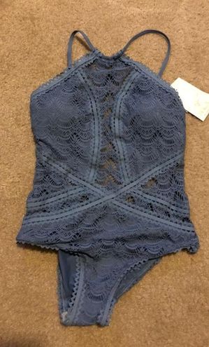 BECCA Color Play Crochet High Neck One-Piece