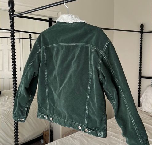 Brandy Melville, Jackets & Coats, Womens One Size Brandy Melville Utility  Jacket Green Euc