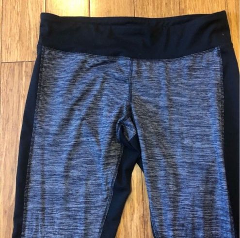 Champion DuoDry Black and Grey Heathered Leggings Size XL - $16