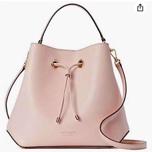 Kate Spade Light Pink Leather 'EVA' Satchel