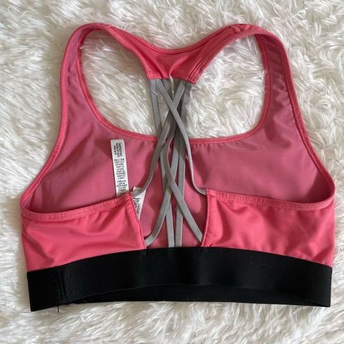 Victoria's Secret Sport Pink Strappy Racerback Sport Bra Women's Small -  $25 - From Elaine