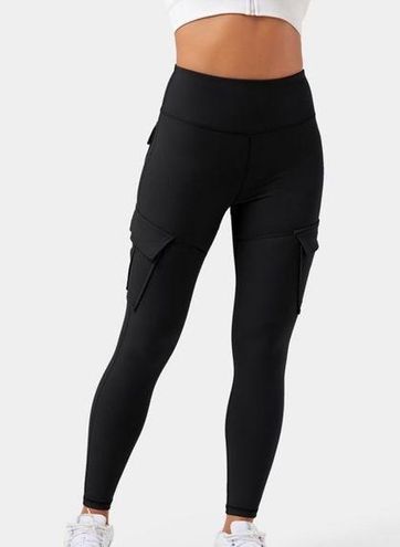 High Waisted Cargo Pocket Skinny Yoga Leggings