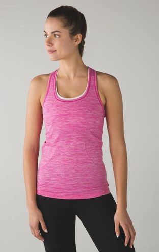 lululemon Cool Racerback Tank Heathered Jewelled Magenta