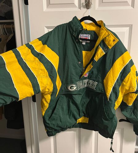 Green Bay Packers Pro Line Starter NFL Leather Jacket - Large – The Vintage  Store