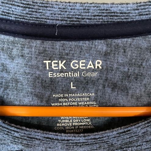 Tek Gear Long Sleeve Essential Gear Size Large - $11 New With Tags