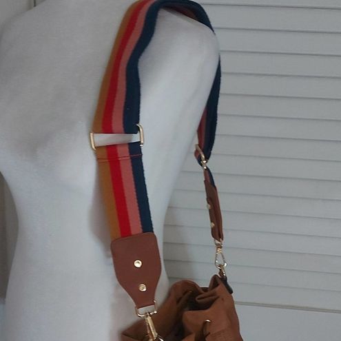 Moda Luxe Rainbow Stripe Tassel Suspender Handbag Purse - $18 - From Pamela