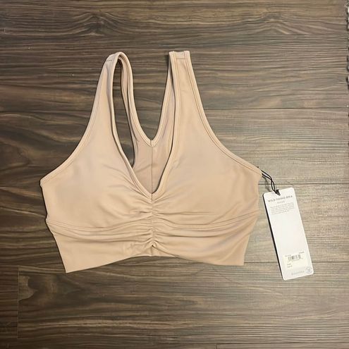Alo Yoga NWT Wild Thing Bra in taupe size Small SOLD OUT