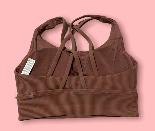 Lululemon Energy Bra Longline Ribbed *Medium Support, B–D Cups Size 8 - $55  New With Tags - From Alanna