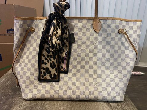 Brun Louis Vuitton Neverfull Damier Clutch