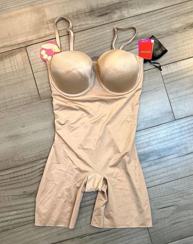 Spanx XL NWT Suit Your Fancy Strapless Cupped Mid-Thigh Bodysuit - $89 New  With Tags - From Melody