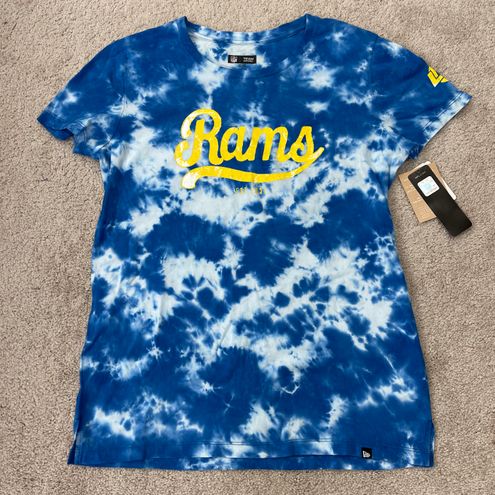 New Era Apparel Women's Los Angeles Rams Tie Dye Blue T-Shirt NWT Size M -  $25 (28% Off Retail) New With Tags - From Annaspace