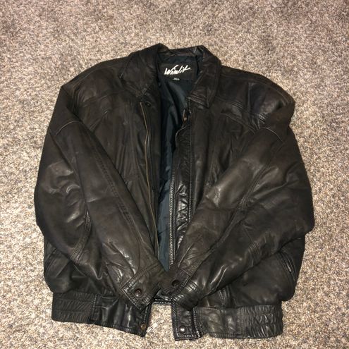 winlit leather coat
