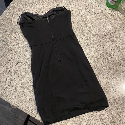 Black Sexy Gothic PVC corset dress