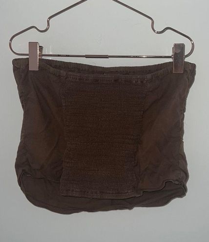 Brandy Melville Kinsley Tube Top Brown - $20 - From Lenae