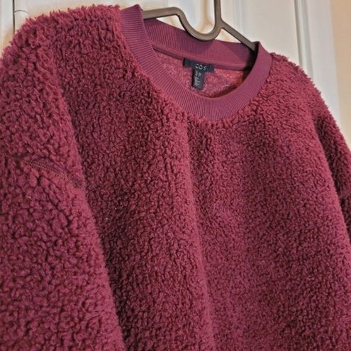 COS + Oversized Teddy Fleece Wool-Mix Sweatshirt