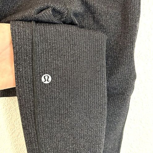 Lululemon Speed Up Tight *28 Power Luxtreme Variegated Knit Black