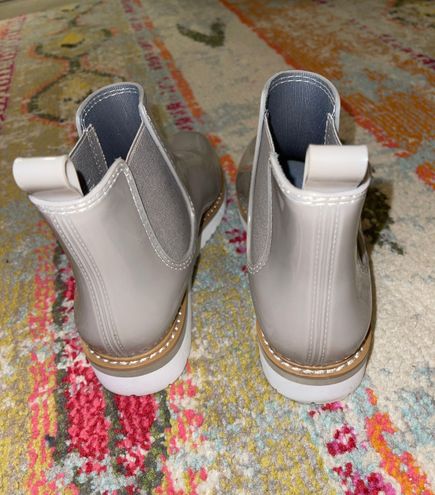 Steve Madden Puddles Light Grey Booties 