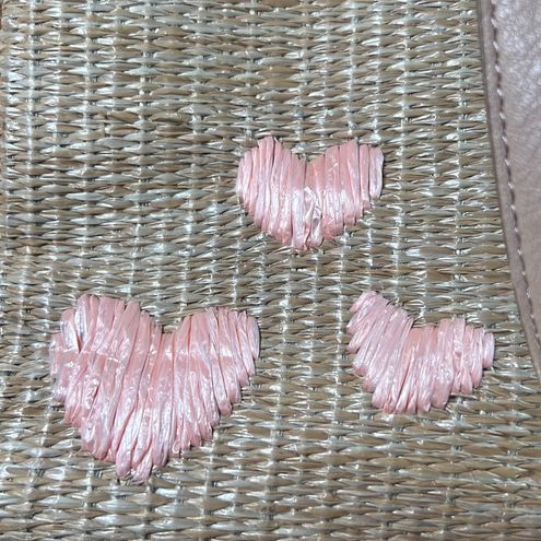 LC Lauren Conrad Heart Straw Tote Bag NWOT - $18 - From Melissa