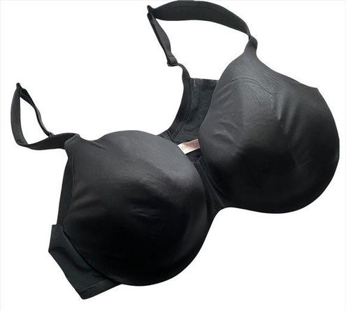 Cacique Womens Bra 46DD Black Smooth Lightly Lined Balconette Underwire  Size undefined - $20 - From Jean