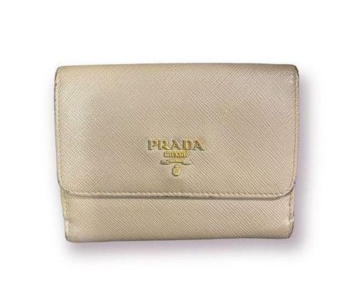 Prada - Sabbia Lux Saffiano Leather Shoulder Bag