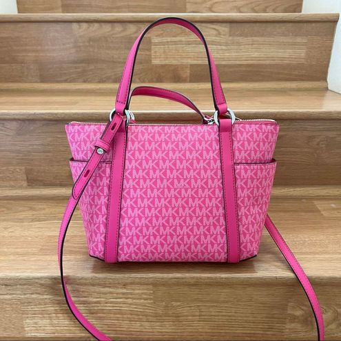  Michael Kors Sullivan Small Convertible Top Zip Tote Smokey  Rose One Size : Clothing, Shoes & Jewelry