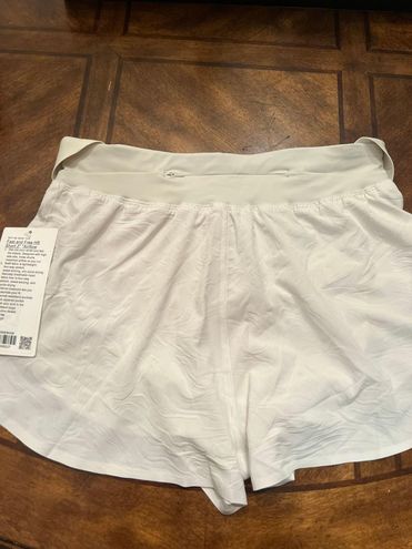 Lululemon BNWT Fast and Free High-rise Short White Size 6 - $62 (29% Off  Retail) New With Tags - From Hannah