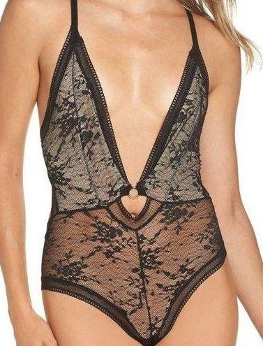 Barely-There Lace Bodysuit