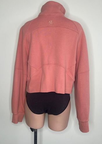 Lululemon Scuba Oversized Funnel Neck Half-Zip Hoodie In Pink Savannah -  $95 (19% Off Retail) - From Lizanne