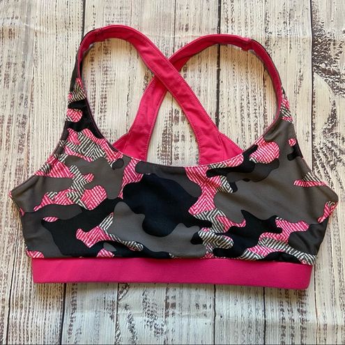 Fabletics Camo Print Reversible Sports Bra