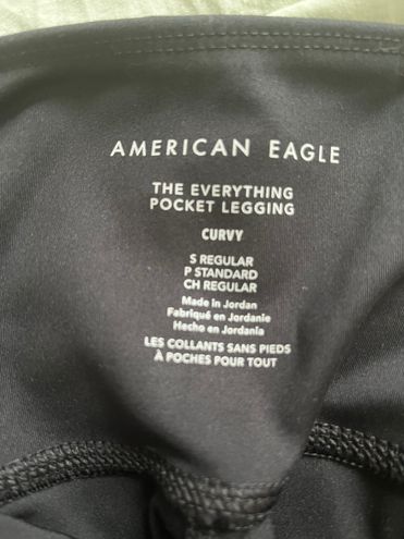 American Eagle AE curvy The Everything Pocket Legging Black - $25 (28% Off  Retail) - From Jevia