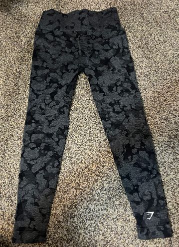 Gymshark Camo Seamless Leggings Black Size M - $29 (51% Off Retail