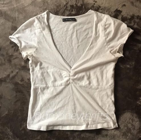 Brandy Melville White Gina Top 22 From Olivia