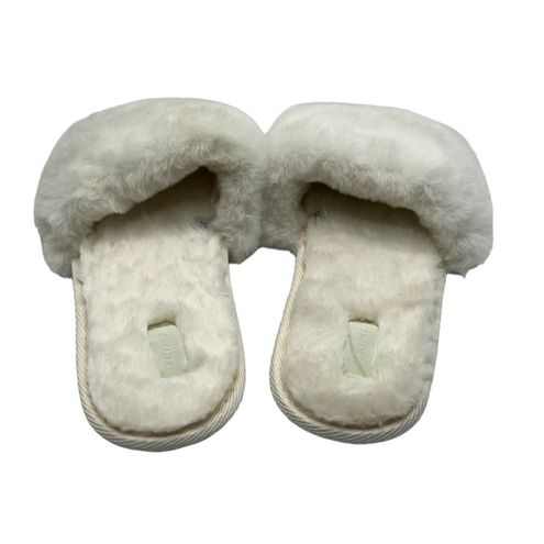 SKIMS Womens The Slide Faux Fur Slipper EU 35 US 4.5 Ivory Slip On Fuzzy  Plush - $33 New With Tags - From Kathy