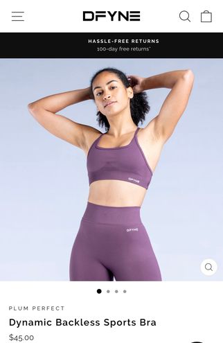 Dynamic Backless Sports Bra – DFYNE