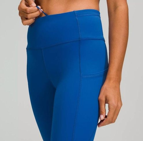 Lululemon Fast and Free High-Rise Tight 25 Size 16 NWT Symphony Blue