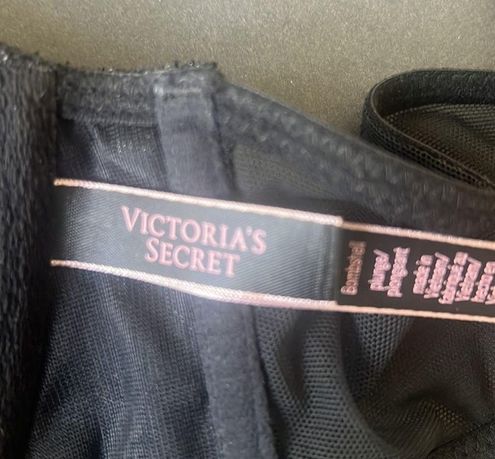 Victoria's Secret Black Lace Racer Back Padded Push-Up Bra, sz 36B ⚫️ - $23  - From Melissa