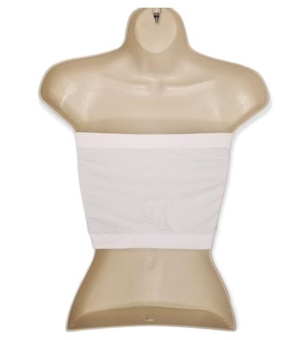 DD Demoiselle Women's Bandeau Bra Size XXXL White - $16 New With