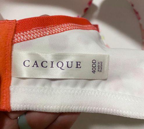 Cacique Lane Bryant Smooth Boost Plunge Plus Size Bra Polka Dot Size 40DD  Multi - $25 - From TheCozy