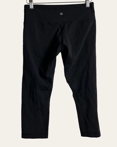 Lululemon Black Wunder Under Crop Low-Rise Capri Leggings Size 6 - $31 -  From Sarah