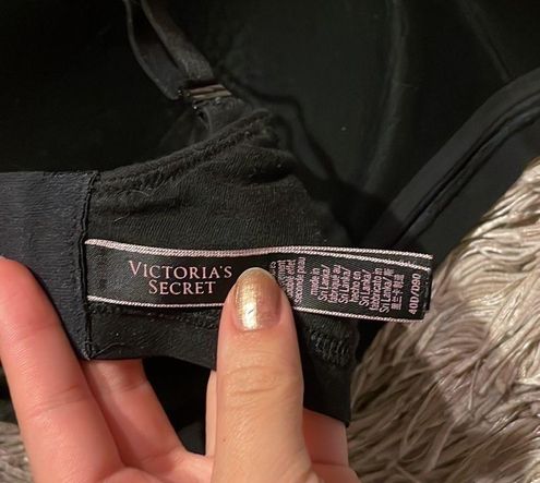 Victoria's Secret Black Lightly Lined Tshirt Bra sz 40D - $18 - From Tara