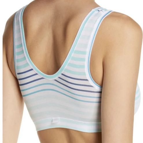 DKNY Size Small Ladies Stretch Modal Pullover Bralette Bra, Fresh Stripe  NWT - $12 New With Tags - From Bal