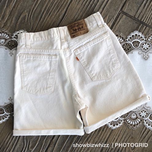 Levi's Vintage 950 Relaxed Fit Shorts White Size 28 - $40 (33% Off Retail)  - From Karen