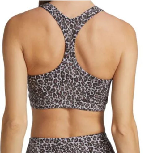 Varley Let's Move Sports Bra in Brushed Leopard