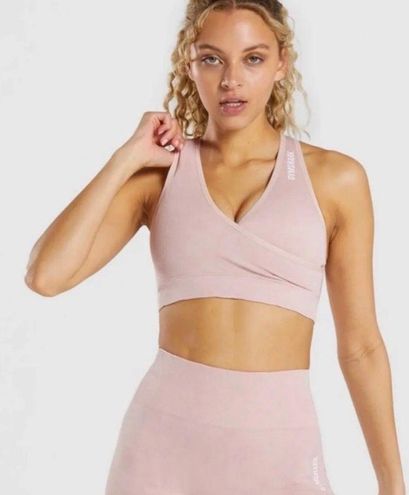 Gymshark adapt camo seamless sports bra medium Pink - $15 (66% Off