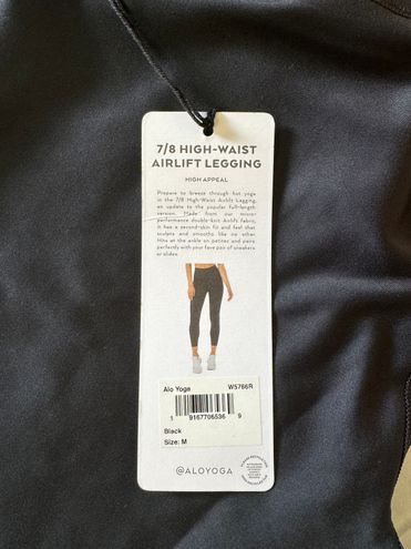 Alo Yoga 7/8 Airlift Leggings M Black Size M - $110 (14% Off Retail) New  With Tags - From Eden