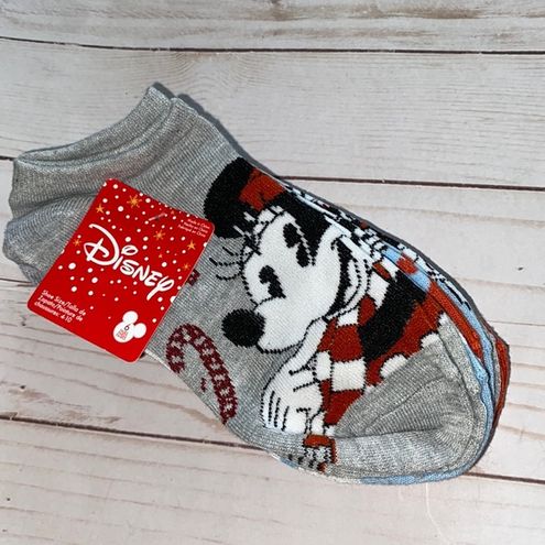 Disney Minnie Mouse No Show Socks Shoe Size 4-10 New with tags
