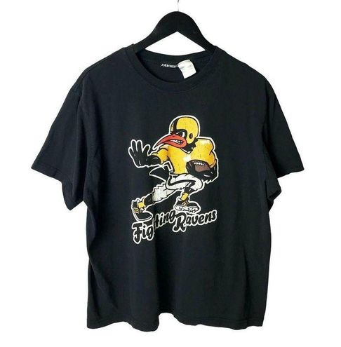 Joe Boxer Crow's Nest Fighting Ravens T Shirt Double Sided Graphic Tee XL -  $19 - From The