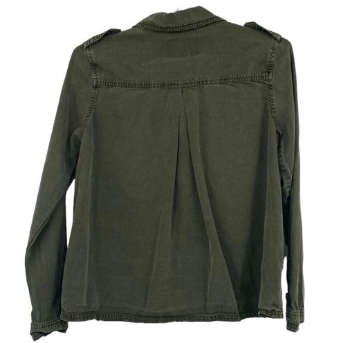 Lucky Brand Olive Green Button Up Long Sleeve Shirt Shacket Size XS - $29 -  From Melissa